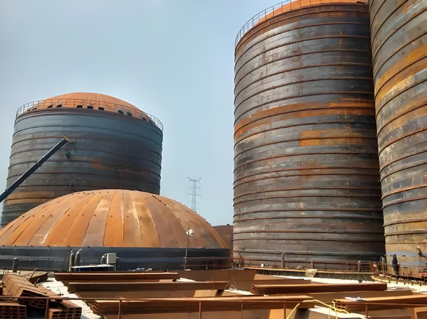 临翔焦粉钢板仓